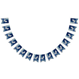 Horizontale wolk vlaggetjes