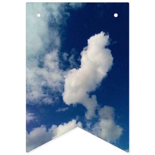 Horizontale wolk vlaggetjes (Derde vlag)