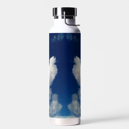Horizontale wolk waterfles (Links)