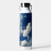 Horizontale wolk waterfles (Voorkant)