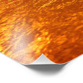 Horizontale zonnefoto's van palmbomen foto afdruk (Hoek)