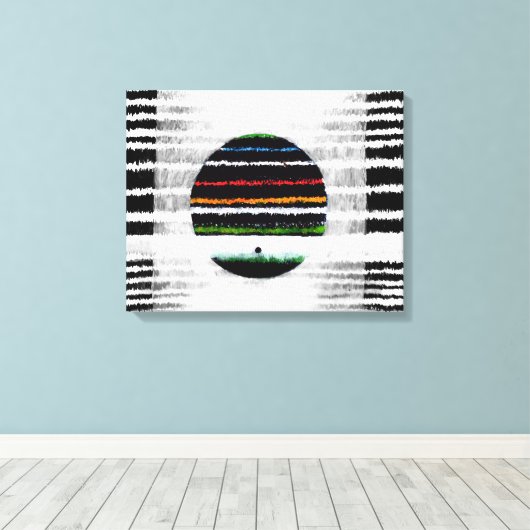 Horizontalis VIII Canvas Afdruk (Insitu (Houten vloer))