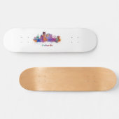 horizonte orlando acuarela persoonlijk skateboard (Horizontaal)