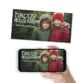 Horiztonal- of panoramische foto met Kerstmis Feestdagenkaart