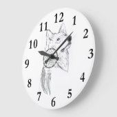 horlo droomcatcher wolf 1 grote klok (Hoek)