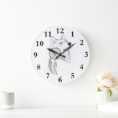 horlo droomcatcher wolf 1 grote klok (Huis)