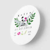 horlo ge naissance panda ronde klok (Hoek)