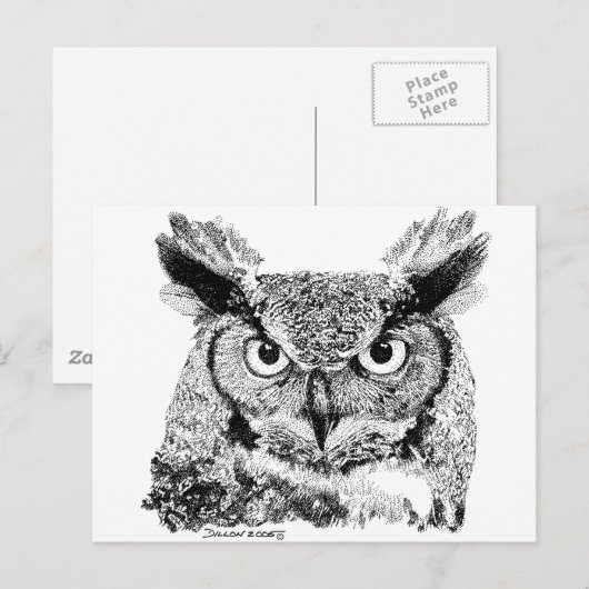 Horloge Briefkaart (Voorkant / Achterkant)