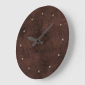 horloge, bruin, grote klok (Hoek)
