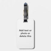 Horloge buiten gebruik bagagelabel (Achterkant verticaal)