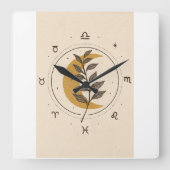 Horloge Carrée Vierkante Klok (Voorkant)