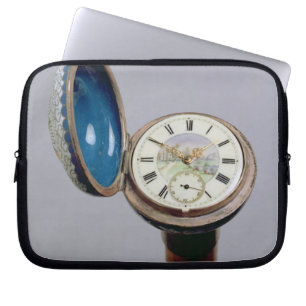 Horloge (cloisonne enamel) laptop sleeve