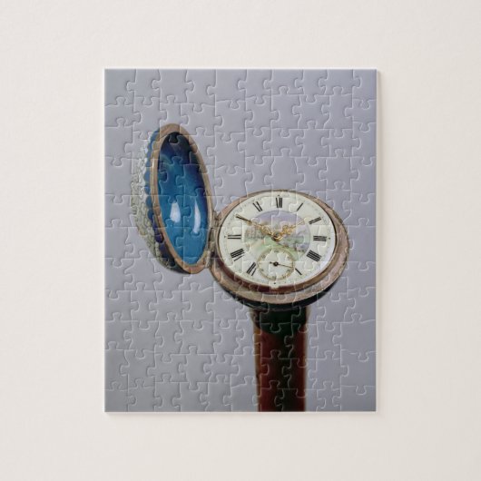 Horloge (cloisonne enamel) legpuzzel (Verticaal)