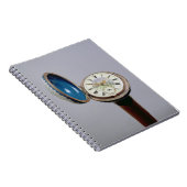 Horloge (cloisonne enamel) notitieboek (Rechterzijde)