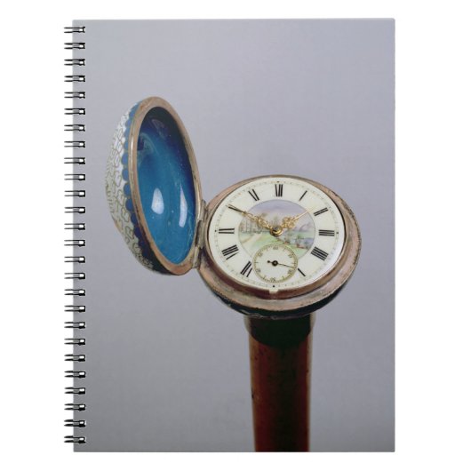 Horloge (cloisonne enamel) notitieboek (Voorkant)