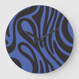 Horloge Effet Zèbre Africa.Natuur et minimaliste Grote Klok