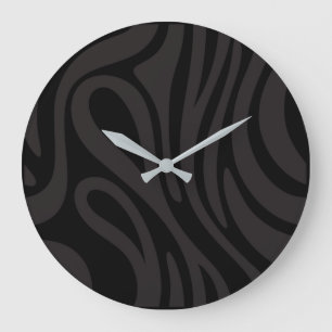 Horloge Effet Zèbre Africa.Natuur et minimaliste Grote Klok