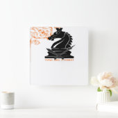 Horloge en Acrylique Vierkante Klok (Huis)