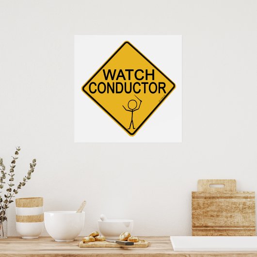 Horloge-geleider Poster (Keuken)