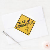 Horloge-geleider Ronde Sticker (Envelop)