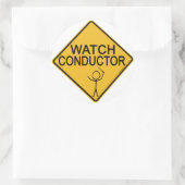 Horloge-geleider Ronde Sticker (Tas)
