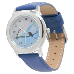 Horloge - Hummingbird and Rainbow