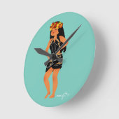 Horloge Jeanne's Pareu Ronde Klok (Hoek)