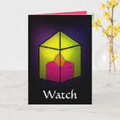 HORLOGE KAART (Gele Bloem)