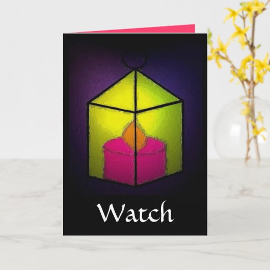 HORLOGE KAART (Gele Bloem)