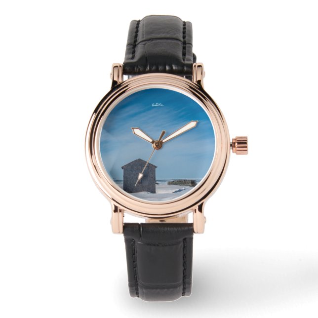 Horloge, kleine hut horloge (Voorkant)