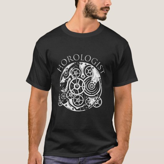 Horloge Klokmaker T-shirt (Voorkant)