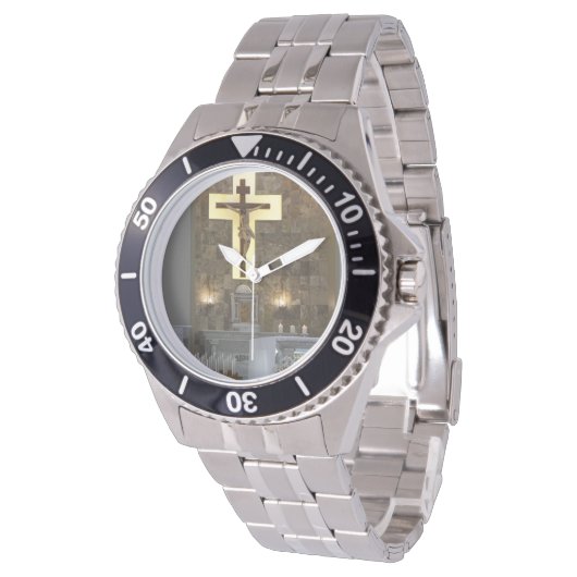 HORLOGE - KRUIS BIJ KERK (Gekanteld)