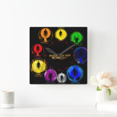 Horloge Ma Bundu Vierkante Klok (Huis)