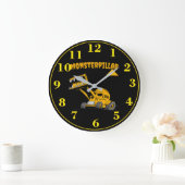 Horloge monsterpillar grote klok (Huis)