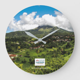 Horloge Montagne Pelée de Martinique Grote Klok