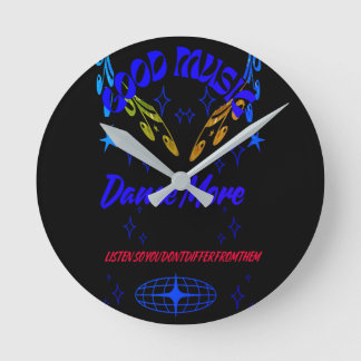 horloge mural, Music Dance Ronde Klok