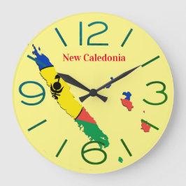 Horloge murale rond New Caledonia Grote Klok