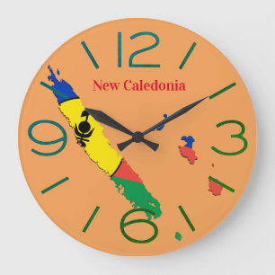 Horloge murale rond New Caledonia Grote Klok