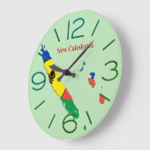 Horloge murale rond New Caledonia Grote Klok (Hoek)