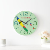 Horloge murale rond New Caledonia Grote Klok (Huis)