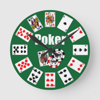 Horloge POKER Klik op Graph Ronde Klok