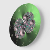 Horloge Ronde Fractal3 Grote Klok (Hoek)