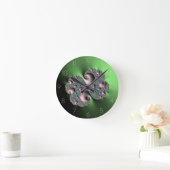 Horloge Ronde Fractal3 Ronde Klok (Huis)