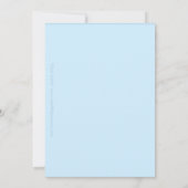 "Horloge" Save The Date (Achterkant)