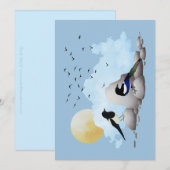 "Horloge" Save The Date (Voorkant / Achterkant)