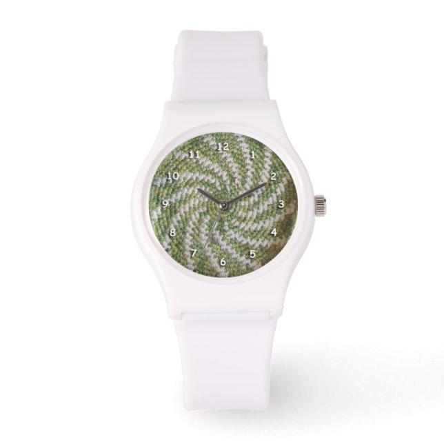 Horloge - Spiral Crochet Pattern (Voorkant)