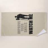 Horloge Strandlaken (Voorkant)