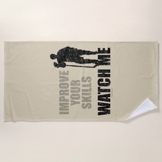 Horloge Strandlaken (Voorkant)