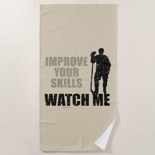 Horloge Strandlaken (Voorkant)