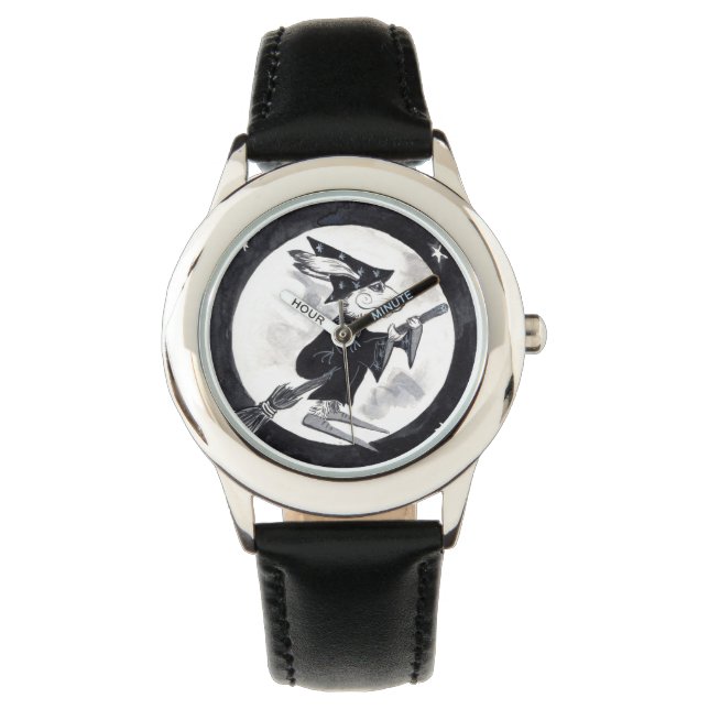 Horloge - Ursula de witte haas-heks! (Voorkant)